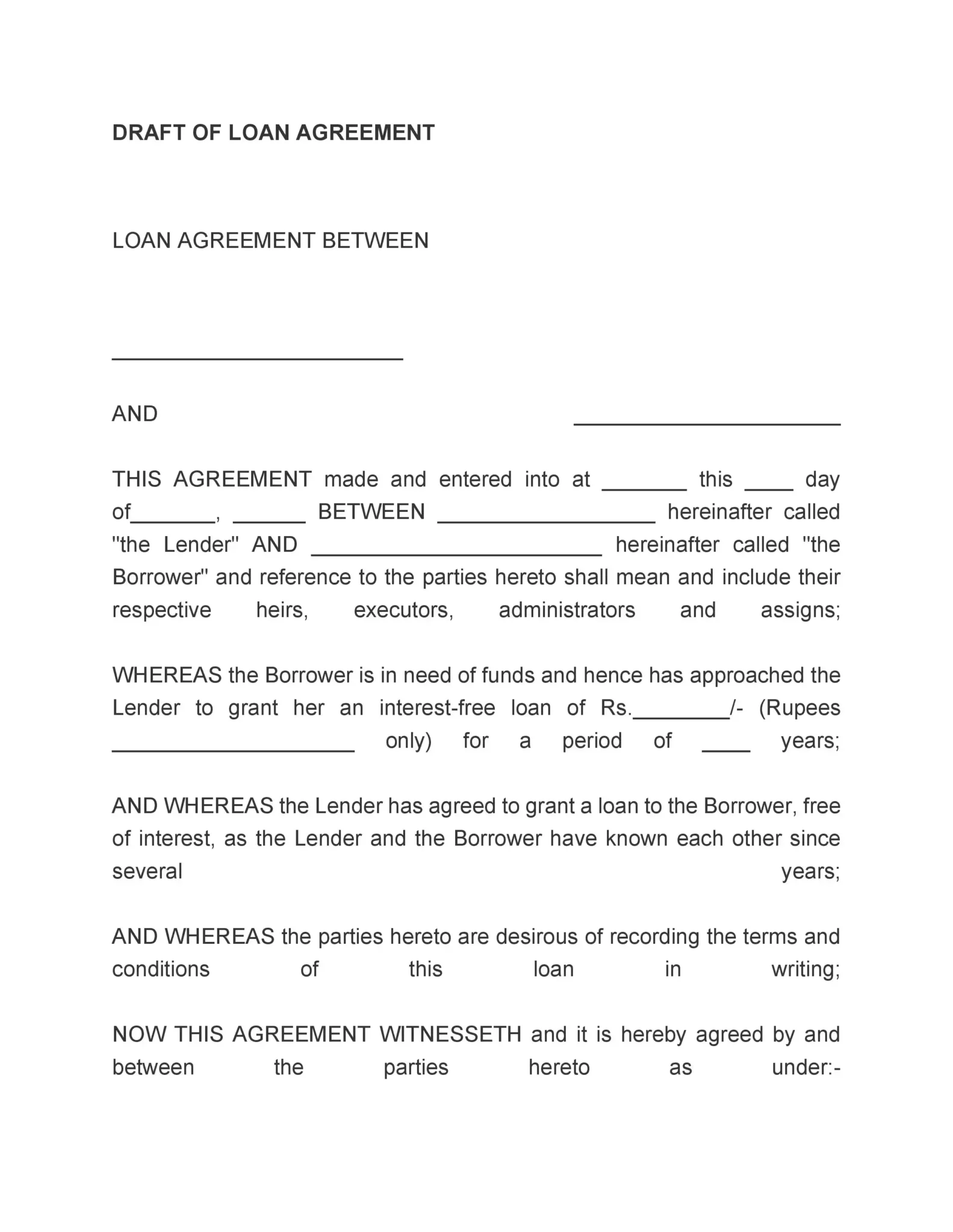 DRAFT OF LOAN AGREEMENT_1